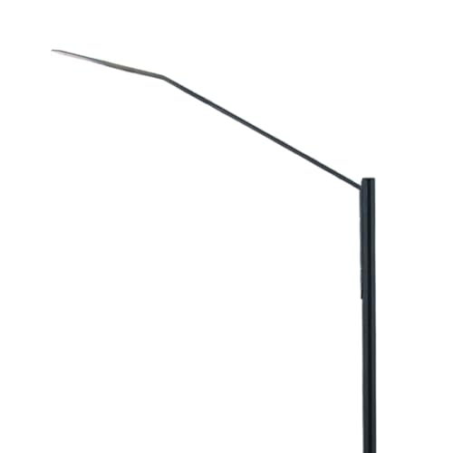 CATHAPPY Zubehör - Aluminium-Ständer - 2 Meter - 30x30 Milimeter - schwarz pulverbeschichtet - inkl. Befestigung - für Gartenzaun & Balkon Katzengehege Gartenpfosten - Zaunpfahl