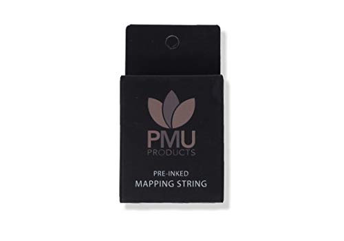 PMU THE ORIGINAL Pre-Inked Microblading String for Brow Mapping - Measuring Tool for Marking Symmetrical Eyebrows (Pack of 1)