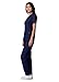 Adar Universal Scrubs for Women - Snap Front Scrub Top - 604 - Navy - M