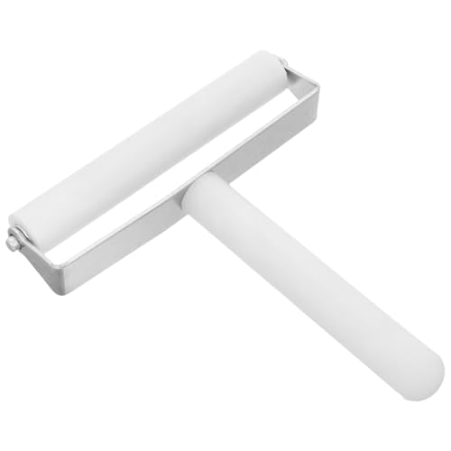 OATIPHO Rullo Adesivo per Cuciture 10cm in Silicone Bianco Rullo per Applicazione senza Bolle per Pellicola Protettiva Schermo LED per Smartphone
