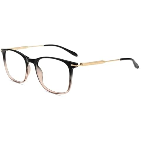 Firmoo Blue Light Blocking Glasses for Women Men, Anti Digital Eyestrain Computer Glasses Anti Glare Scratch Square Lightweight Eyewear Frames Glasses Cover