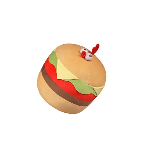 Peluche de pollito hamburguesa ideal para regalo de cumpleaños