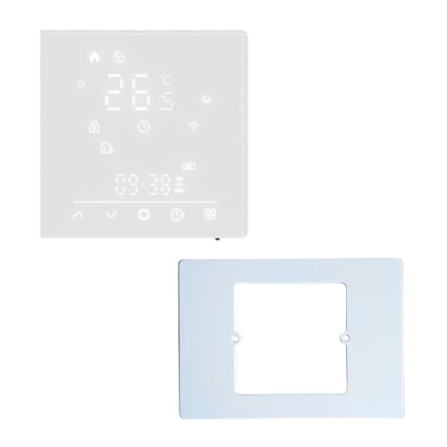 Termostato Matter WiFi, Cronotermostato Per Riscaldamento Pavimento Elettrico 230V 16A, Adattatore Scatola Placca Da 503 A 502 Incluso, APP Tuya/Smart Life