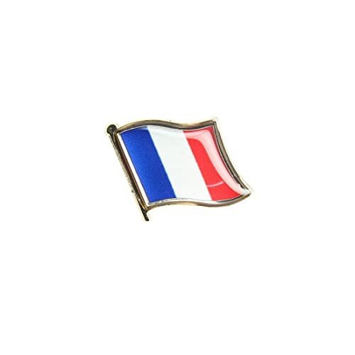 Clj Charles Le Jeune Pin's Drapeau Français Flottant - France - Drapeaux - Belle qualité de finition - Epingle - Broche - Badge - PINS EUROPE Cover