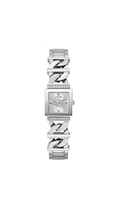 Guess Women's Silver Tone G-Link