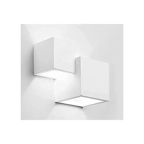 Vetrineinrete® Applique in gesso ultra moderno due...