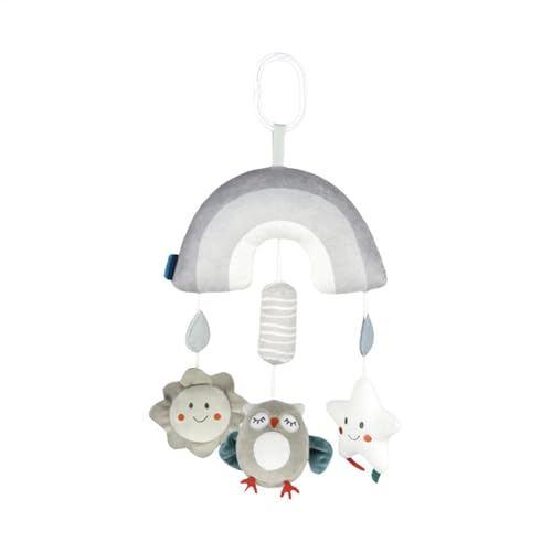 Baby Crib Mobile, Musical Animal Theme Mobile, Plush Toy Baby Soother, Wind Chime Bell for Cribs, Nursery Decorations, 0 to 3 Ye