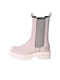 Apple of Eden® Chelsea Boot Damen Cher | Hohe Chelsea Boot Stiefelette aus Leder für Damen aus 100% Leder