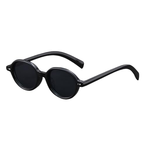 Lunettes de soleil rondes rétro aux finitions soignées et monture métallique élégante