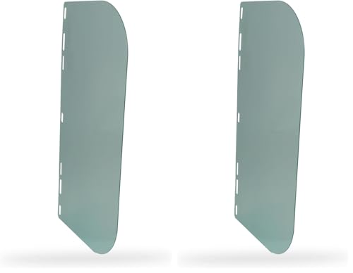 UNIVERSEL - Ecran De Protection De Rechange En Polycarbonate - Pour Visière De Protection 9102128 Et 9102082 - Standard Professionnel - Débroussailleuse & Bricolage (Lot de 2)
