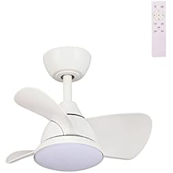 wonderlamp - Ventilador de techo LED Fante 24W 3 CCT Regulable silencioso con 5 velocidades