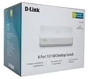 D-Link 8-Port 10/100 Desktop Switch Des-1008A