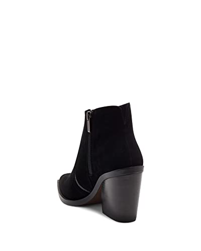 Vince Camuto Womens Granda Suede Croco Print Trim Ankle Boots4