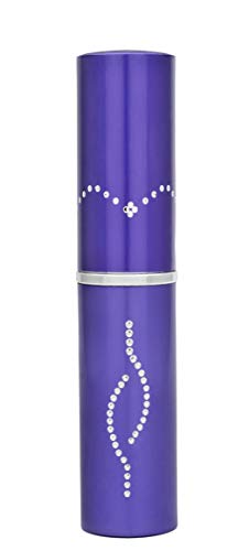 Foxfend Spark Lipstick Stun Gun Women Self Defense Bright Led Flashlight - Rechargeable Battery (Purple) - Thumbnail 3