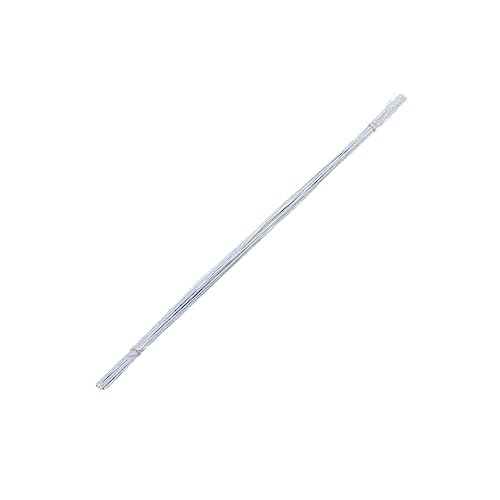 DOITOOL DIY Stems 200pcs 40cm Paper Vine Rose Branches Floral Stem Wire Bendable for Decorations Wreaths Bouquets