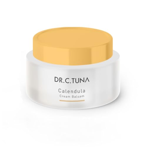 FARMASi Dr. C. Tuna Calendula Cream Balsam, Rich Moisturizing Cream for Dry and Sensitive Skin, with Calendula and Botanical Oils, Soothes and Softens Face and Body, 2.7 fl oz