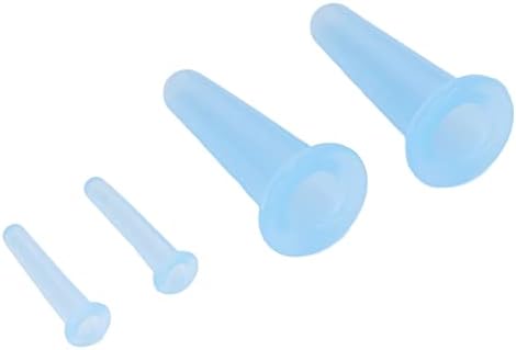 Fydun 4-Piece Cup Set Silicone Vacuum Suction Massage Cup Household Health Cup Wide Range of Uses