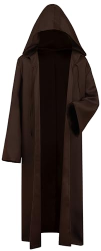 Image of Cosplaysky Men's Cosplay Cloak Robe Costume Halloween Tunic Hooded Uniform