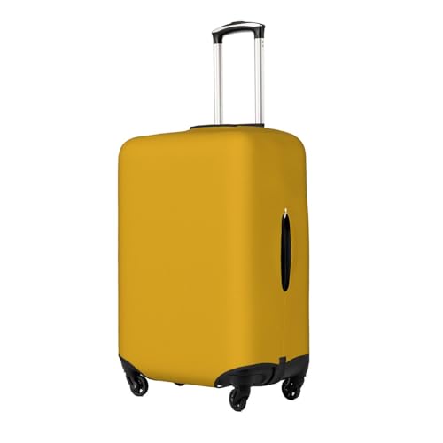 Mustard Yellow Luggage Cover for Suitcase TSA Approved Elastic Suitcase Cover Anti-Scratch Travel Luggage Protector Cover Washable Trolley Case Cover Fit 18-32 Inch Luggage Small2