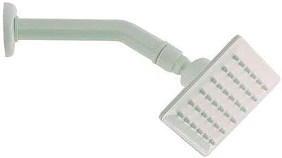 PVC Overhead Shower with Arm and Wall Flange, Single Handle, White (B0D99ZSBDP) Amazon Price History, Amazon Price Tracker