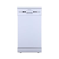 Cookology 45cm Freestanding Slimline Under-Counter Dishwasher - White