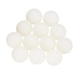 QUARKZMAN 12 Stück Nylon Kunststoff Kugeln, 11mm Solide Kunststoffkugeln, G1 Präzisions Plastikbälle Abriebfest für Kugellage, Weiß