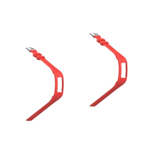 Mikikit 2pcs 2 Watch Accessory Silicone Watchband Replacement Strap Stylish Comfort Fit Small Size