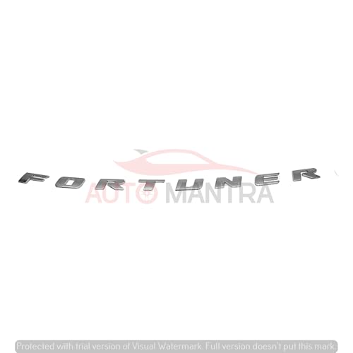 Image of FORTUNER Self Adhesive | Metal Sticker Logo Badge 3D Emblem Car Sticker