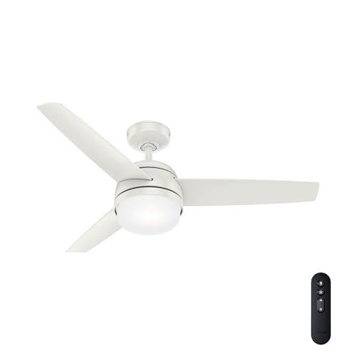 Image of Hunter Midtown, Indoor, Ceiling Fan, Standard Mount, 48 inch, Fresh White