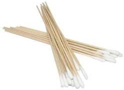 PKG (300) 6-1/4" Long Wooden Handled Cotton Tipped Swabs