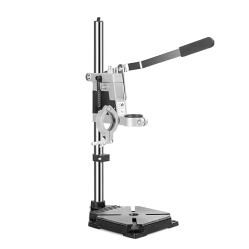 Vibsky Soporte ajustable para taladros eléctricos de 38 a 42 mm, base de hierro fundido con soporte antideslizante (doble agujero)