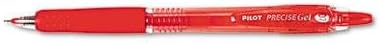 Precise Gel BeGreen Retractable Roller Ball Pen, Red Ink, .7mm, Dozen Red Ink