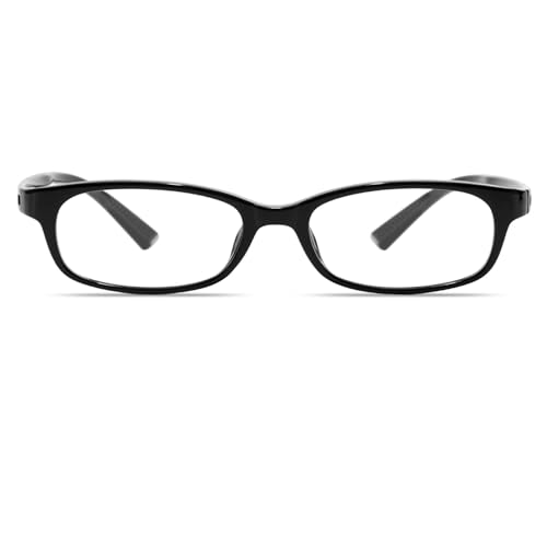SDINM Retro Rectangle Glasses for Women Small Narrow 90s Y2k Clear Lens Fake Glasses Black Tortoise Frame Cosplay Costume