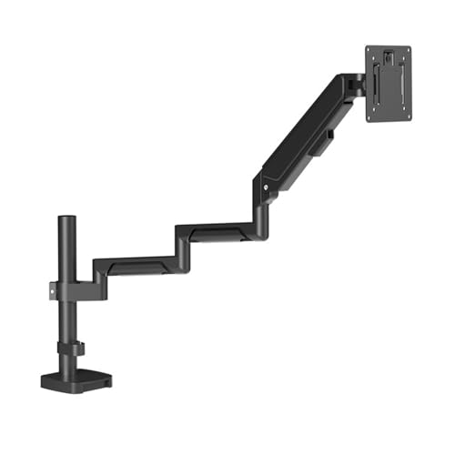 Support de levage rotatif for ordinateur 27 pouces et bras d'extension en porte-à-faux noir 79 cm