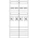 Produktbild Hager Komplettfeld ZK3ET24N 4ZP, H=1050mm,2-Feld Zählerfeld 3250617624800