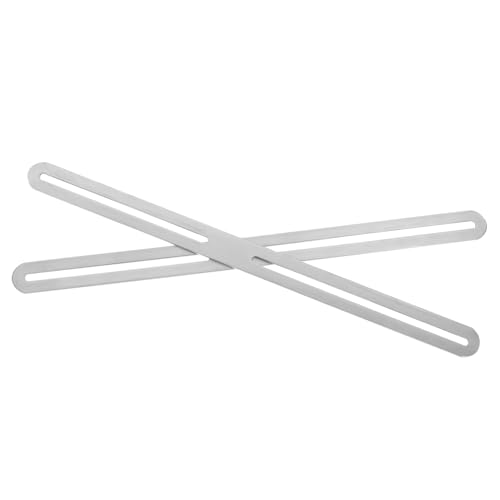 DECOMELODY 2pièces Support De Boîte Aux Lettres Acier Inoxydable Réglable Pour Installation Sécurisée Sur Clôtures Et Portails Kit De Plaques De Renfort