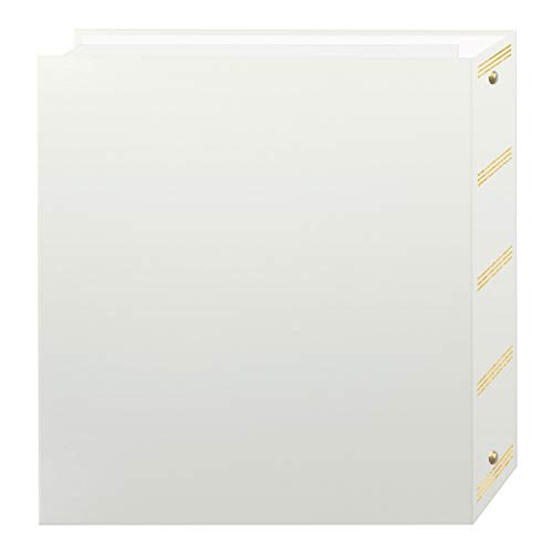 Pioneer Photo Albums TR-100W TR-100 White Magnetic 3-Ring Photo Album 100 Page, Medium - Image 2