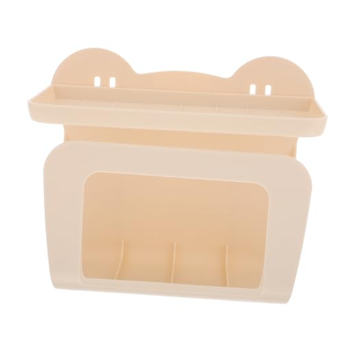 OATIPHO Soporte de Pared Papel Higiénico Organizador de Plástico Instalación sin Taladro y Almacenamiento de Pañuelos