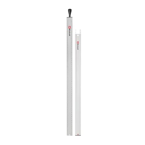 Einhell Universal-Sägeschiene 2-tlg. (max. Spannweite 2500 mm Spannkraft 50 kg Aluminiumprofil rutschhemmende Klemmflächen Schnellspannmechanismus kompatibel mit Stichsägen & Handkreissägen)