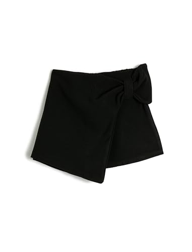 Jupe short fille noire Koton imprimé floral vêtements enfants