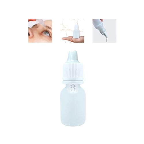 10 Conta Gotas Plástico 5ml Tampa Lacre Gotejador