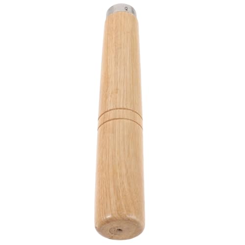 Ciieeo Mango de Olla de Madera Maciza Fresno Largo Orificio de 5.5 Mm para Utensilios de Cocina, Agarre Antiescaldaduras Compatible Sartenes y Cacerolas, Accesorio de Repuesto Funcional
