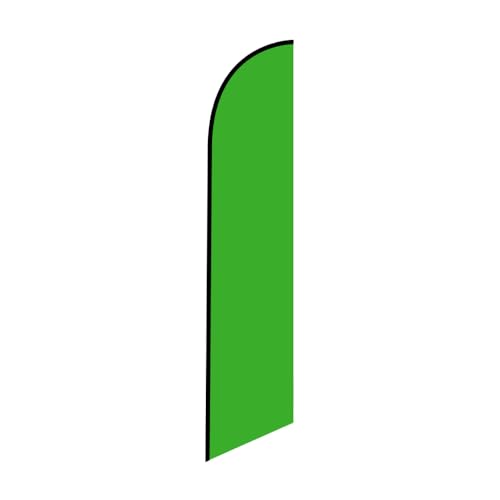 Lime Green Swooper Feather Flag Banner - Replacement Flag Only