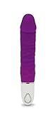 Ladygasm Purple Pete Silicone Vibrating Dildo - Youll Love It!