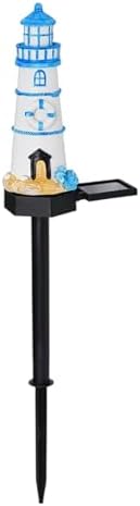 Genérico Luces Solares para Jardín, Watchtower Lámpara Resistente a Todas las Condiciones Climáticas, Iluminación Impermeable Para Porche Terraza Césped Piscina Balanza Valla