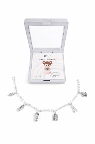 Desconocido pulsera plata mujer profesora 20cm