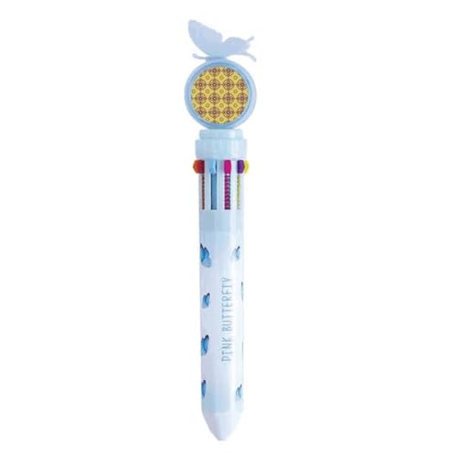 Stylo à bille multicolore Thaïlande violet parfait pour égayer vos notes de cours