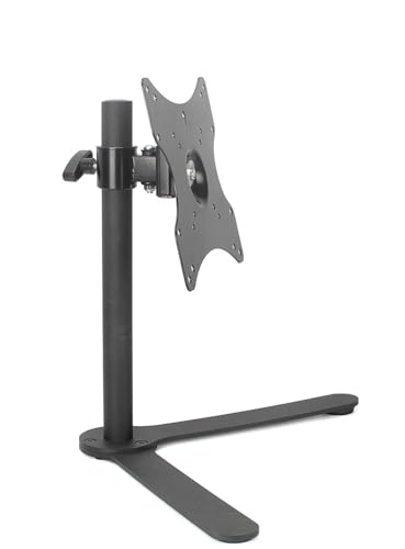 EKSIL DL-K300 Pulpit 50.8 cm-101.6 cm duża podstawa LCD LED pojedynczy monitor uchwyt na biurko ramię pełny ruch uchwyt do telewizora ładowanie 15 kg