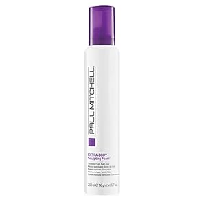 Paul Mitchell Extra-Body Sculpting Foam, Thickens + Builds Body, For Fine Hair
