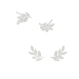 Pendientes de tuerca de circonita cúbica para mujer, aretes de cartílago chapados en oro blanco, poste base con parte trasera de fricción, base chapada en oro blanco, Circonita cúbica